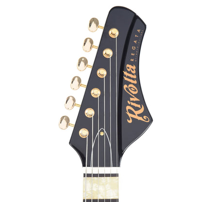 Rivolta by Novo Regata VII Toro Black Electric Guitars / Semi-Hollow
