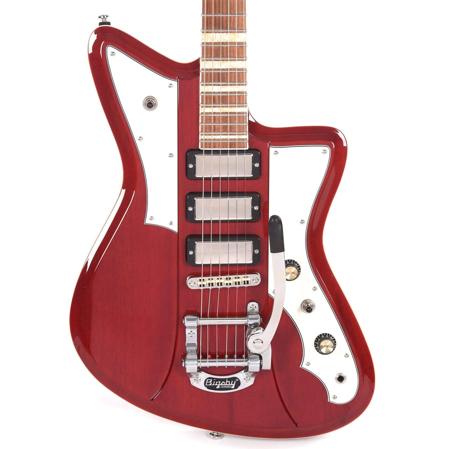 Rivolta by Dennis Fano Mondata XVIII Russo Red w/Bigsby Vibrato Electric Guitars / Solid Body