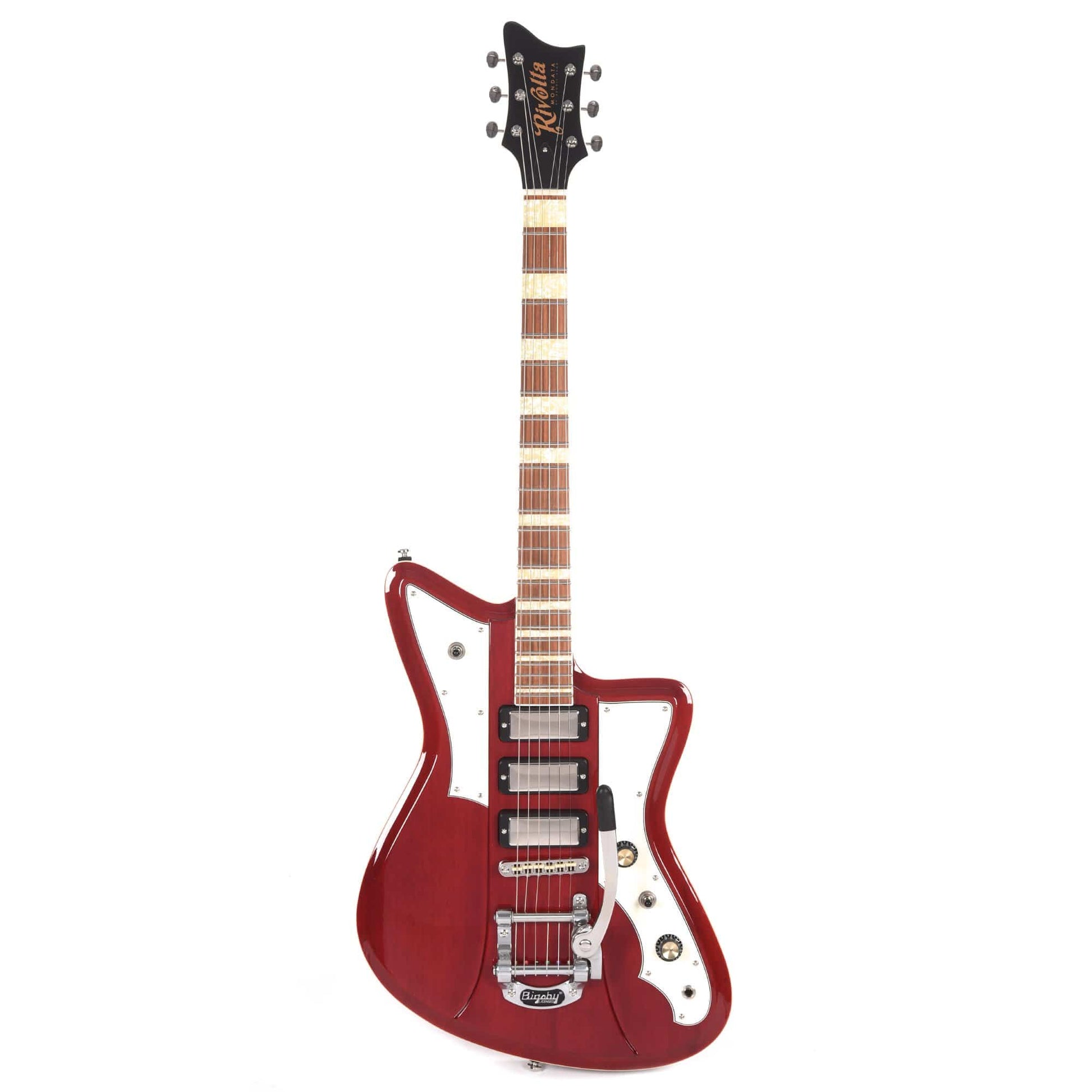 Rivolta by Dennis Fano Mondata XVIII Russo Red w/Bigsby Vibrato Electric Guitars / Solid Body