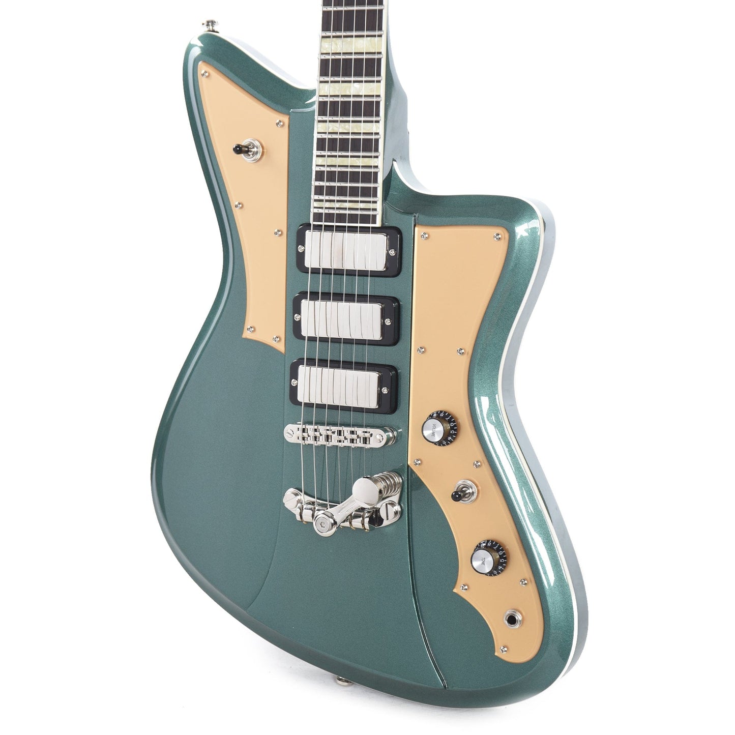 Rivolta by Novo Mondata XVIII Laguna Blue Metallic w/Bigsby Electric Guitars / Solid Body