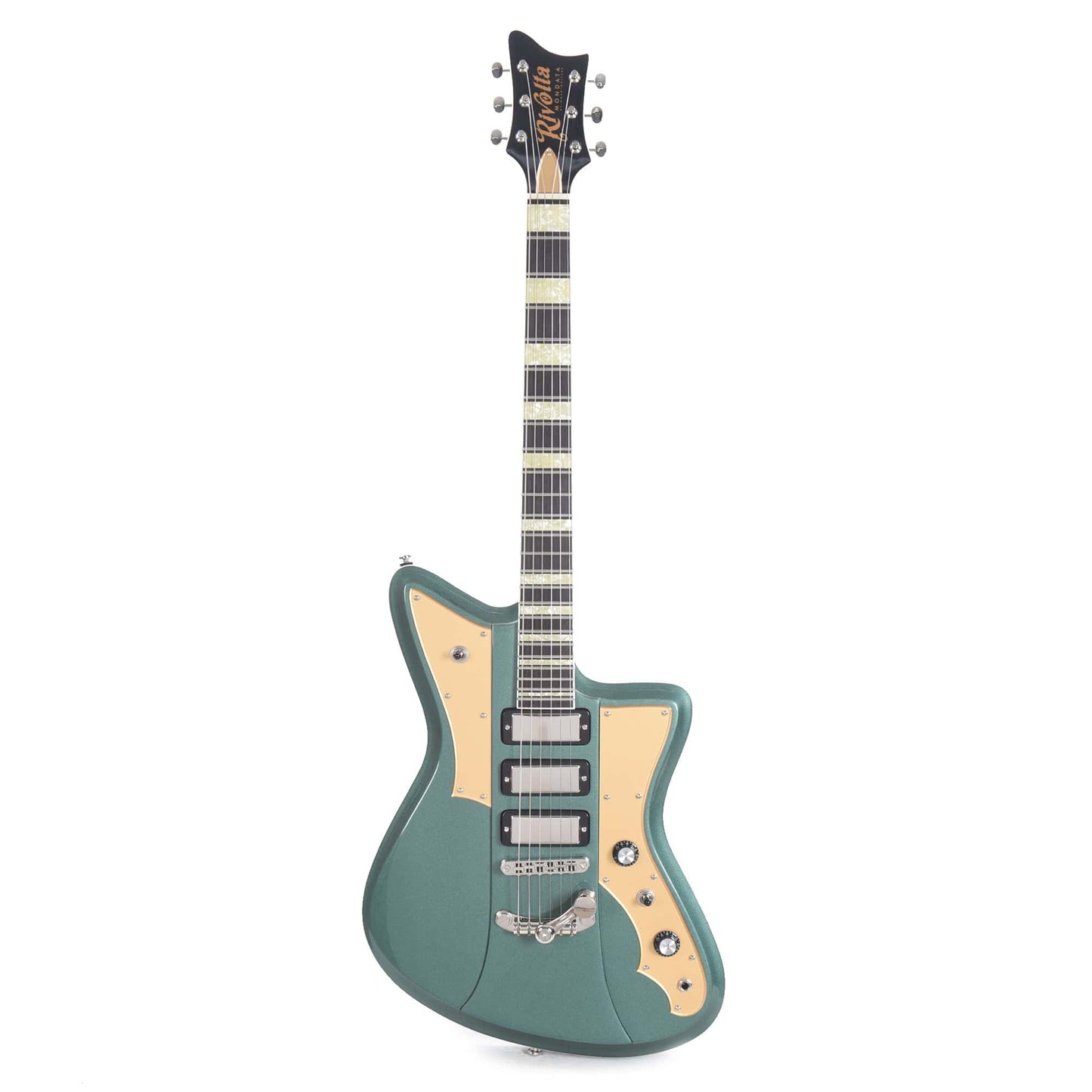 Rivolta by Novo Mondata XVIII Laguna Blue Metallic w/Bigsby Electric Guitars / Solid Body