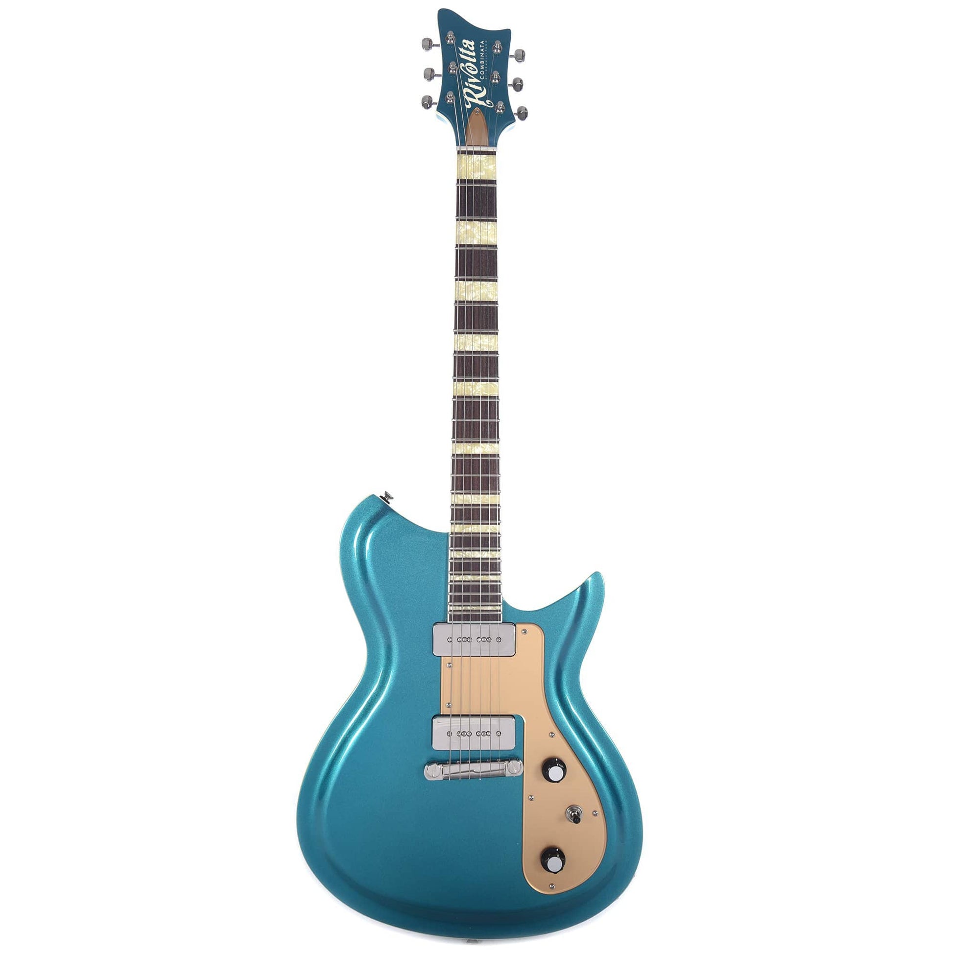Rivolta Combinata VII by Dennis Fano Adriatic Blue Metallic Electric Guitars / Solid Body
