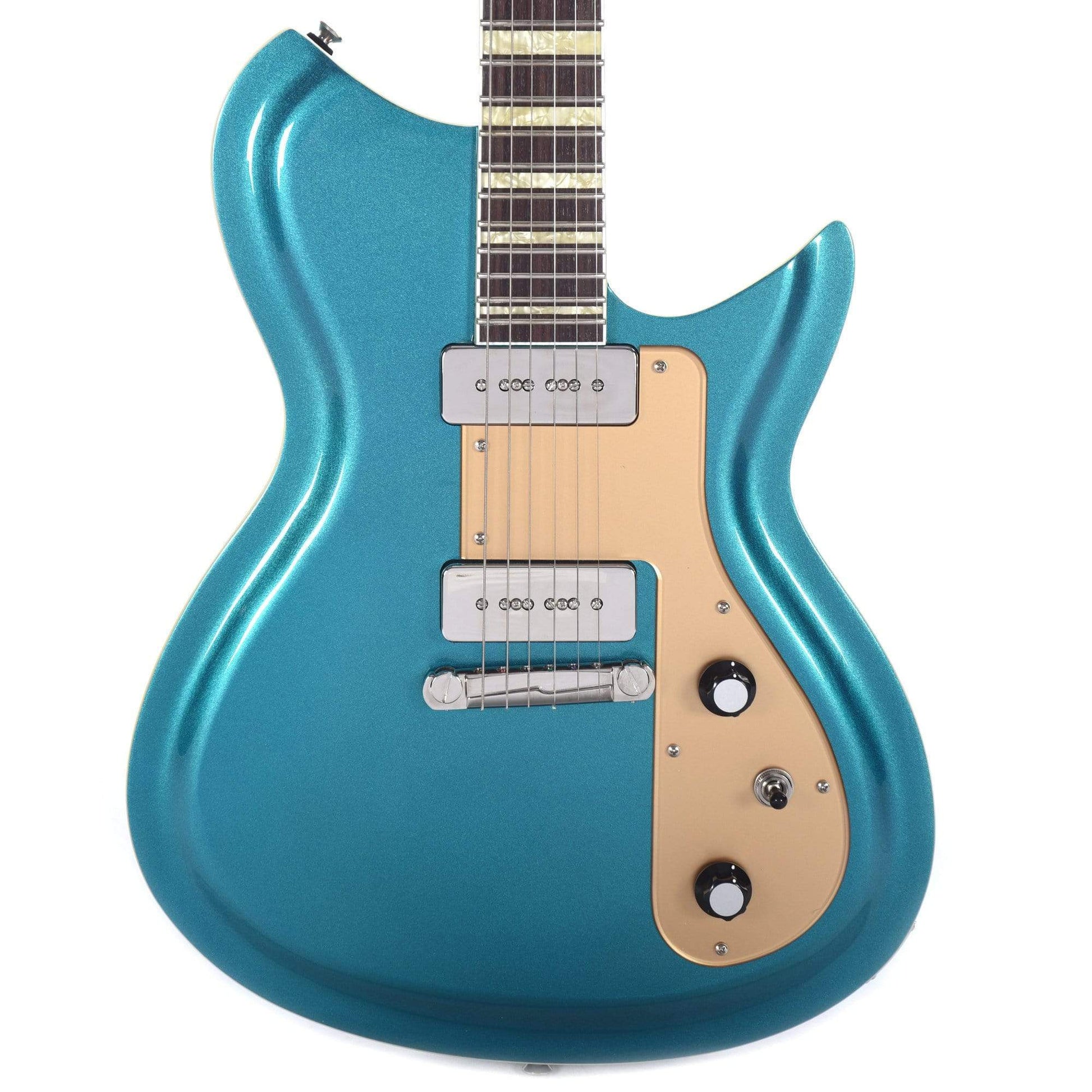 Rivolta Combinata VII by Dennis Fano Adriatic Blue Metallic Electric Guitars / Solid Body