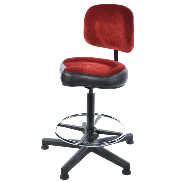 RocNSoc Lunar Extended Height Drum Throne w/Chrome Foot Rings, Origi