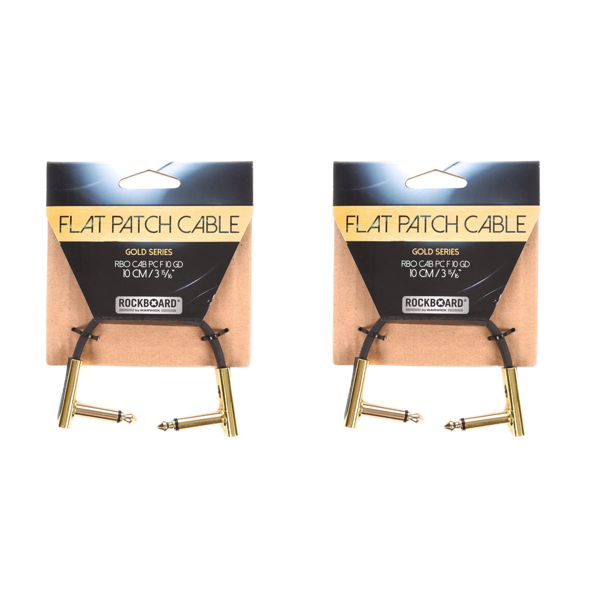 Rockgear Gold Series 10 cm / 3.94" 2 Pack Bundle Accessories / Cables