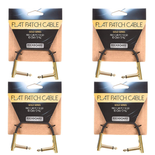 Rockgear Gold Series 10 cm / 3.94" 4 Pack Bundle Accessories / Cables