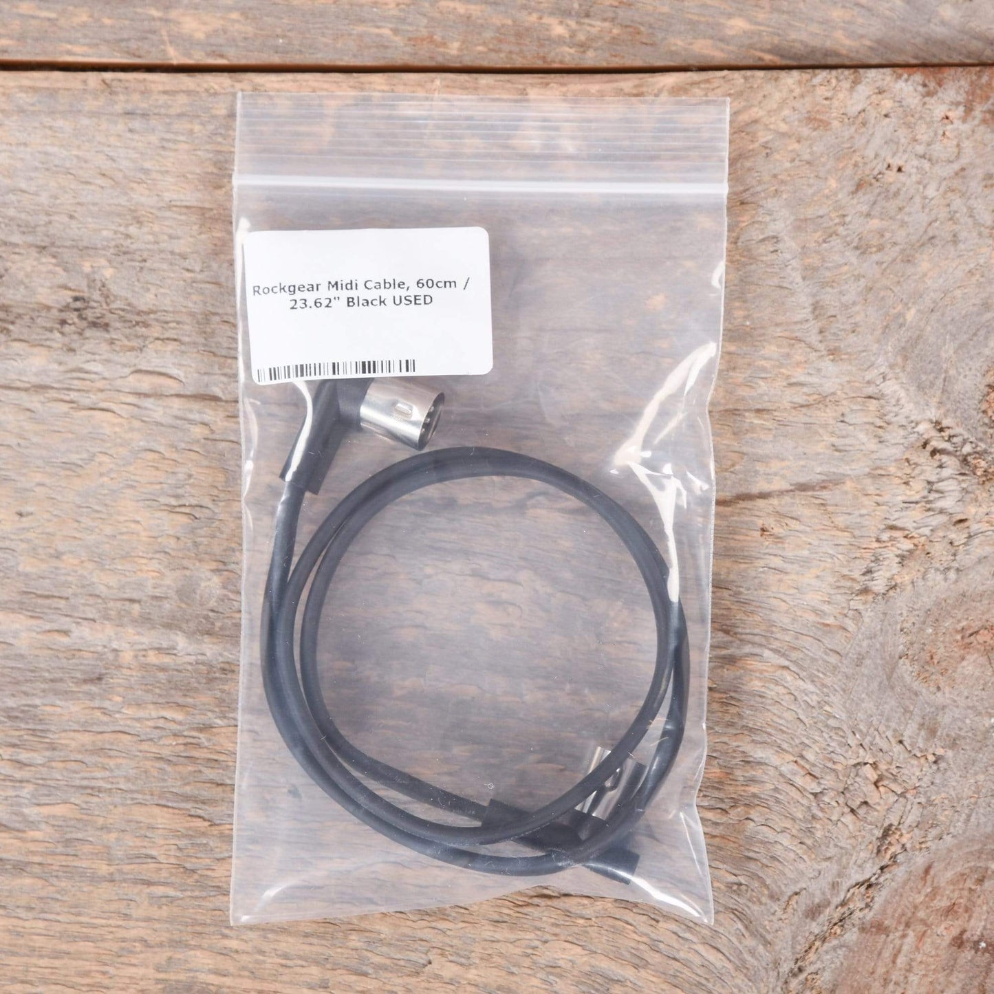 Rockgear Midi Cable, 60cm / 23.62" Black Accessories / Cables