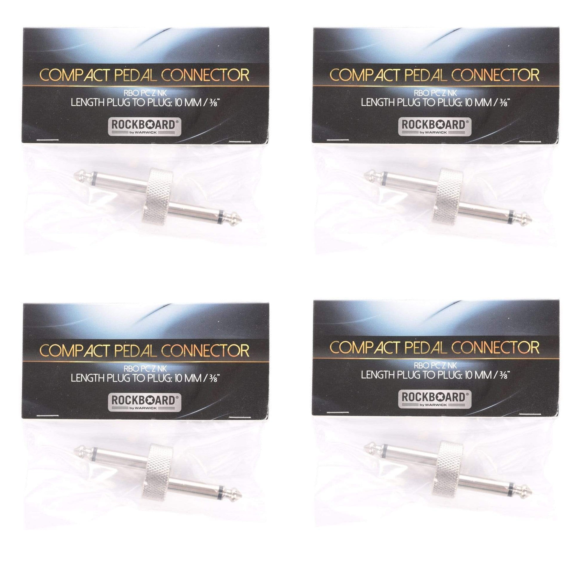 Rockgear N-Connector, 63 mm, Nickel 4 Pack Bundle Accessories / Cables