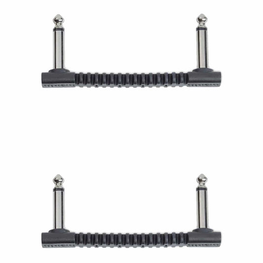 RockGear RockBoard Flat Patch Bender Connector 7.5cm (2.93") 2 Pack Bundle Accessories / Cables