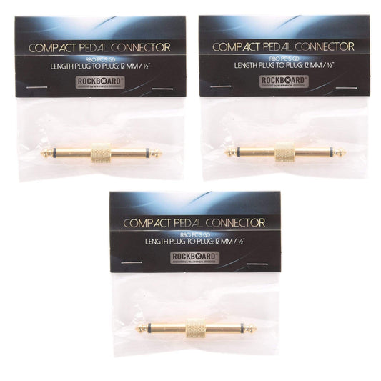 Rockgear S-Connector, 63 mm, Gold 3 Pack Bundle Accessories / Cables