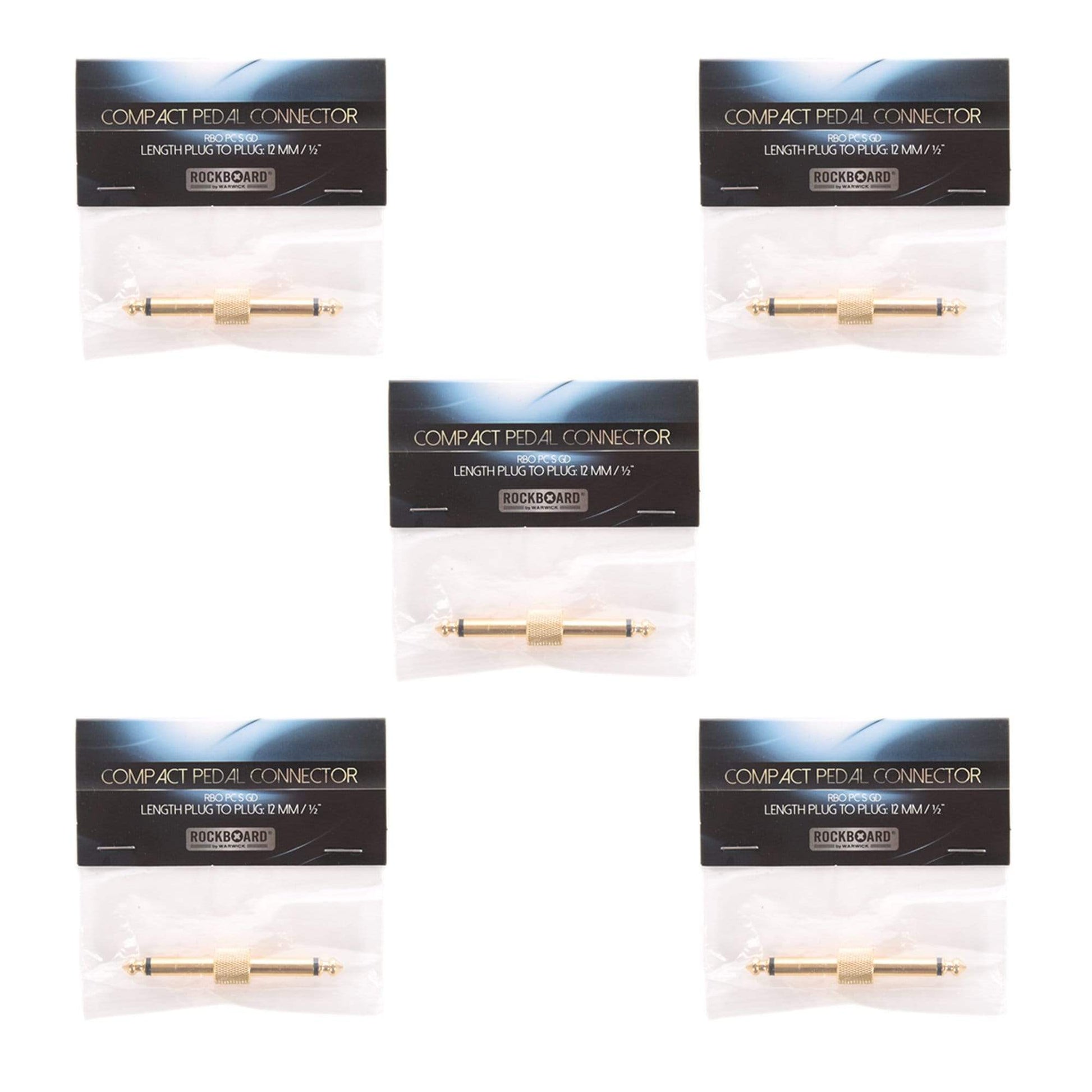 Rockgear S-Connector, 63 mm, Gold 5 Pack Bundle Accessories / Cables