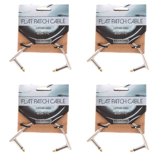 Rockgear Sapphire Series 10 cm / 3.94" 4 Pack Bundle Accessories / Cables