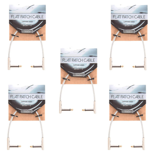 Rockgear Sapphire Series 20 cm / 7.87" 5 Pack Bundle Accessories / Cables