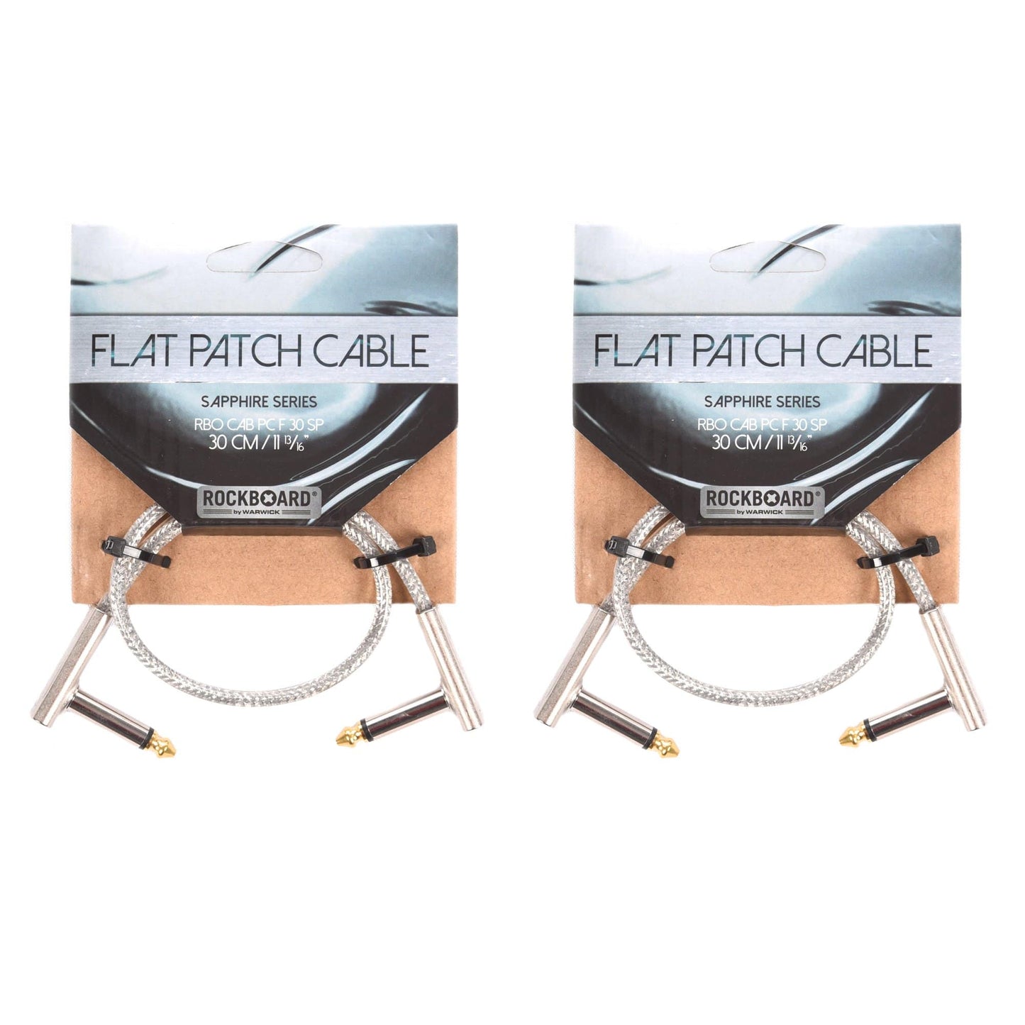 Rockgear Sapphire Series 30 cm / 11.81" 2 Pack Bundle Accessories / Cables