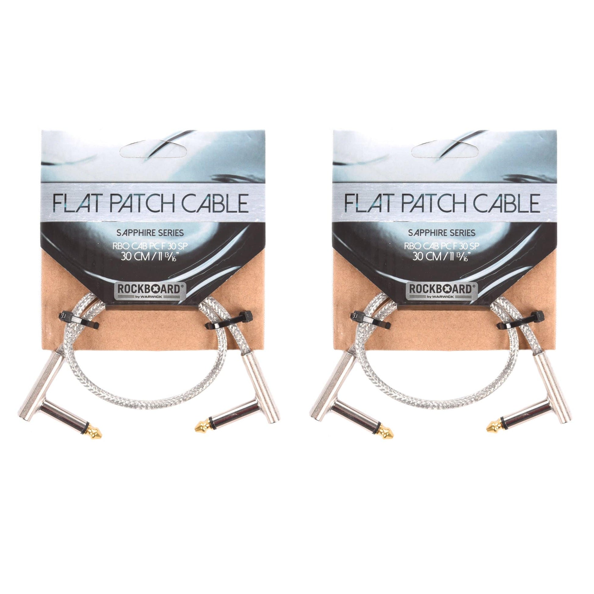 Rockgear Sapphire Series 30 cm / 11.81" 2 Pack Bundle Accessories / Cables