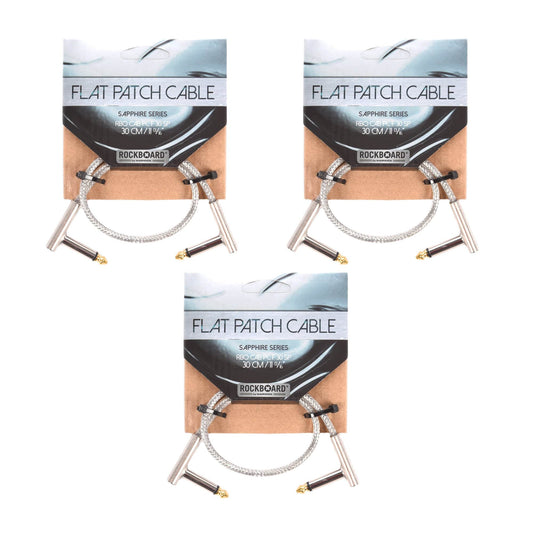 Rockgear Sapphire Series 30 cm / 11.81" 3 Pack Bundle Accessories / Cables