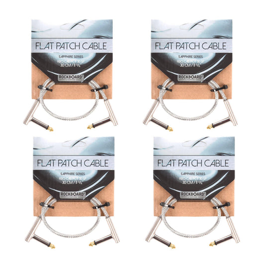 Rockgear Sapphire Series 30 cm / 11.81" 4 Pack Bundle Accessories / Cables