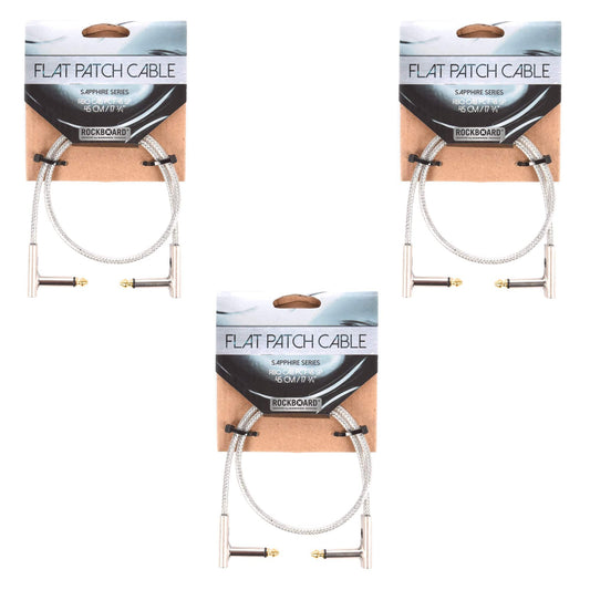 Rockgear Sapphire Series 45 cm / 17.72" 3 Pack Bundle Accessories / Cables