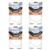 Rockgear Sapphire Series 45 cm / 17.72" 4 Pack Bundle Accessories / Cables