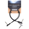 Rockgear Y Splitter Cable, 30 cm / 11.81", Black 10 Pack Bundle Accessories / Cables