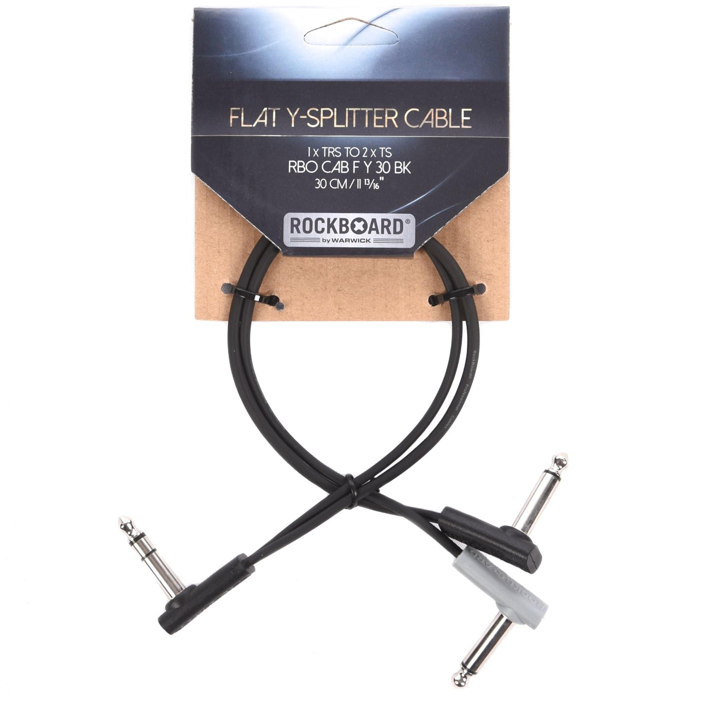 Rockgear Y Splitter Cable, 30 cm / 11.81", Black Accessories / Cables