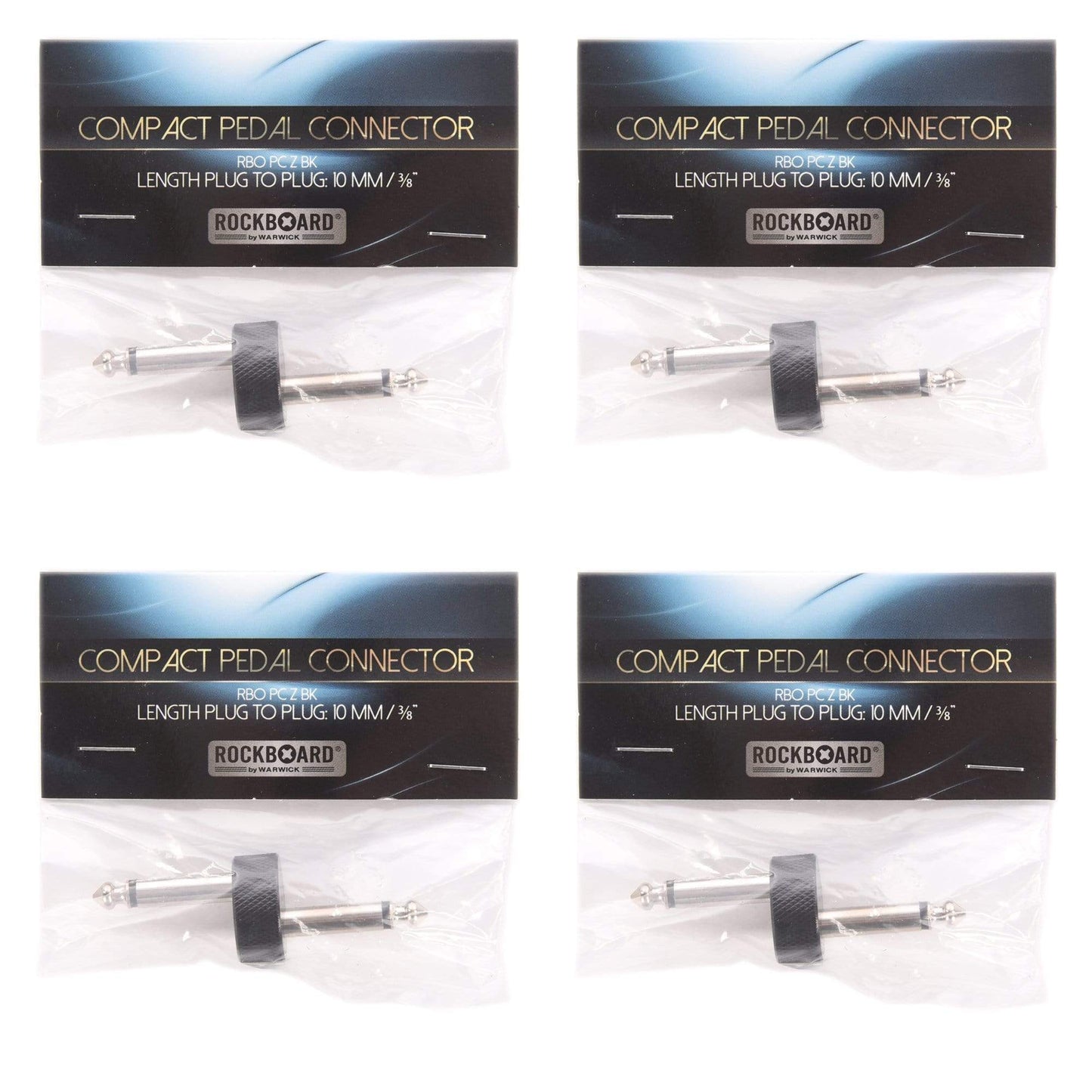 Rockgear Z-Connector, 63 mm, Black 4 Pack Bundle Accessories / Cables