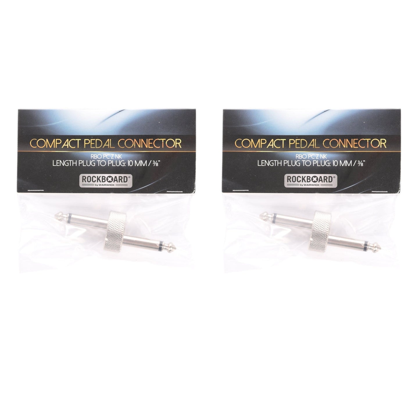 Rockgear Z-Connector, 63 mm, Nickel 2 Pack Bundle Accessories / Cables