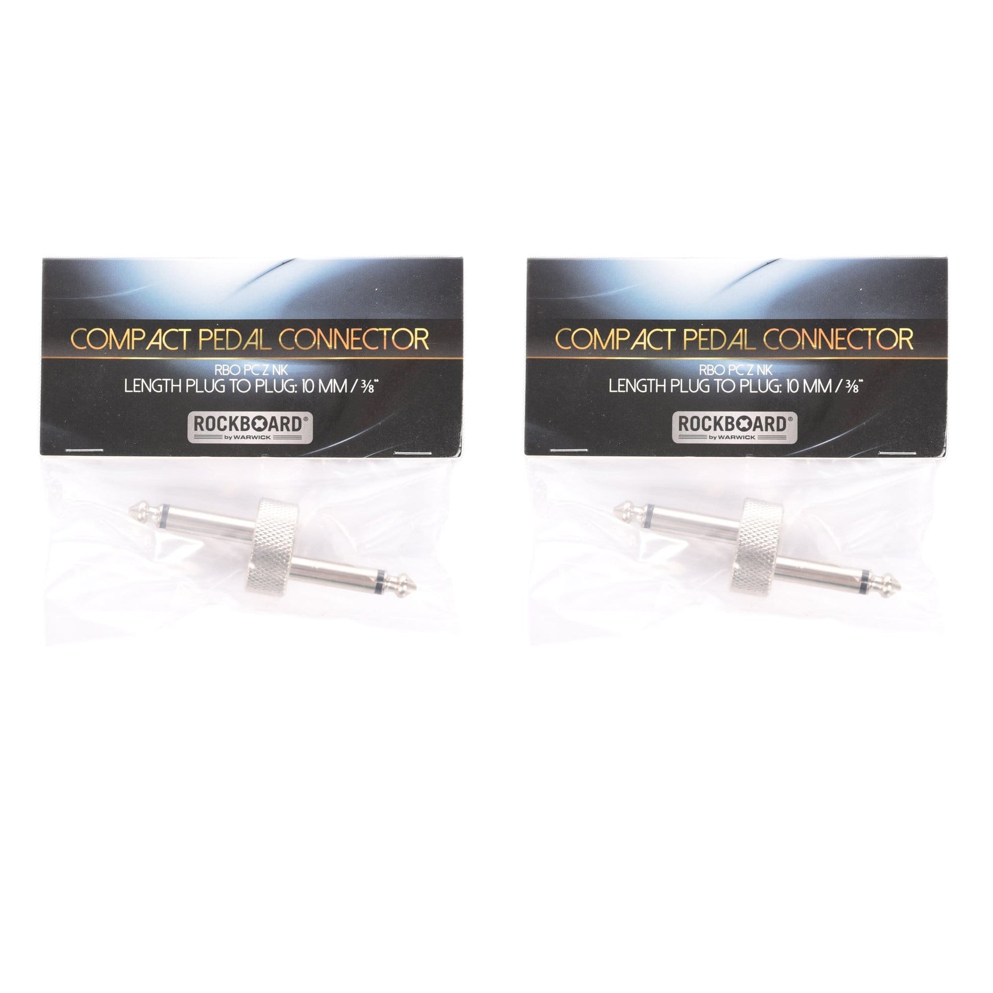 Rockgear Z-Connector, 63 mm, Nickel 2 Pack Bundle Accessories / Cables