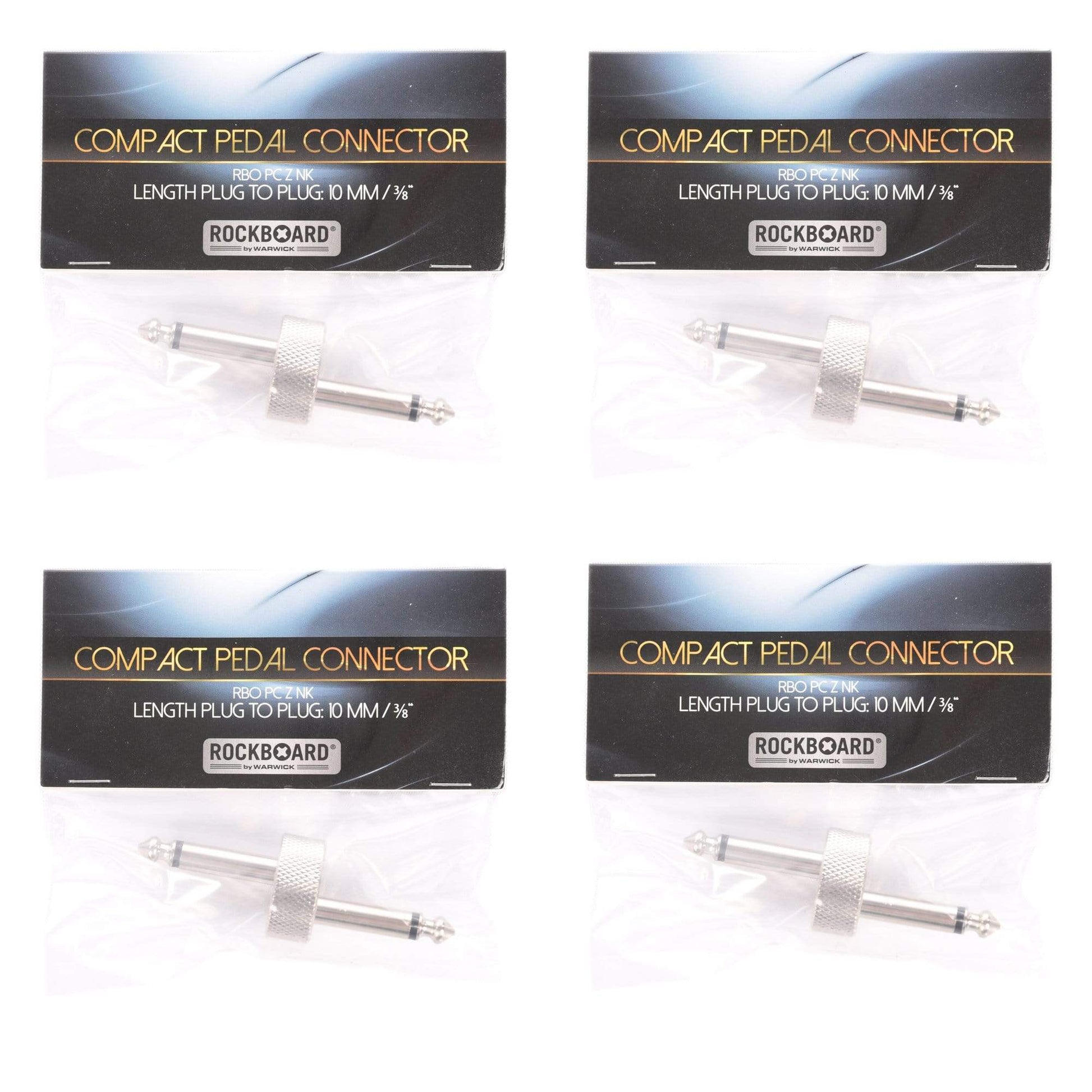 Rockgear Z-Connector, 63 mm, Nickel 4 Pack Bundle Accessories / Cables