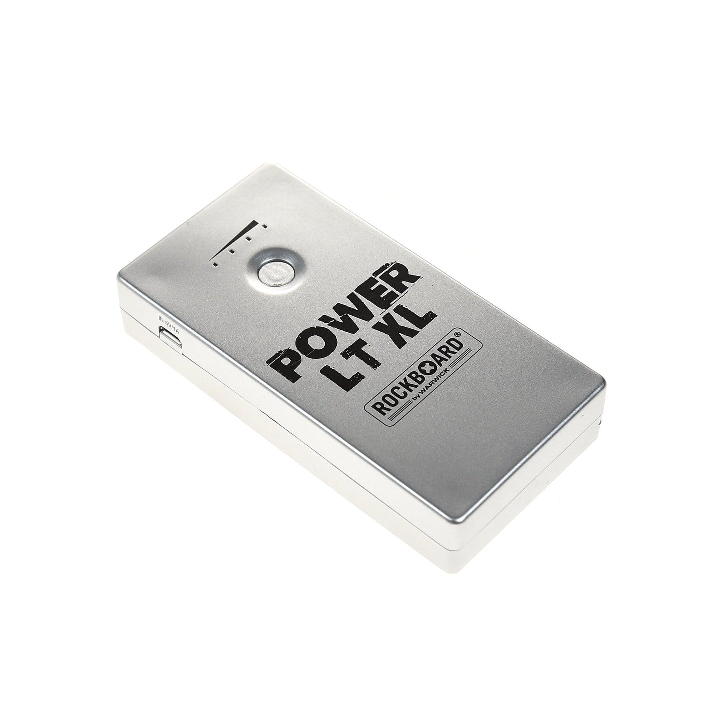 RockGear RockBoard Power Lithium-Ion Rechargeable Battery w/RBO Power Ace Daisy 5 & Worldwide Power Adapter Silver Effects and Pedals / Pedalboards and Power Supplies