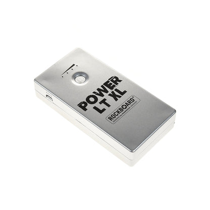 RockGear RockBoard Power Lithium-Ion Rechargeable Battery w/RBO Power Ace Daisy 5 & Worldwide Power Adapter Silver Effects and Pedals / Pedalboards and Power Supplies