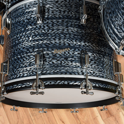 Rogers Cleveland Series 13/16/22 3pc. Drum Kit Sky Blue Onyx Drums and Percussion / Acoustic Drums / Full Acoustic Kits