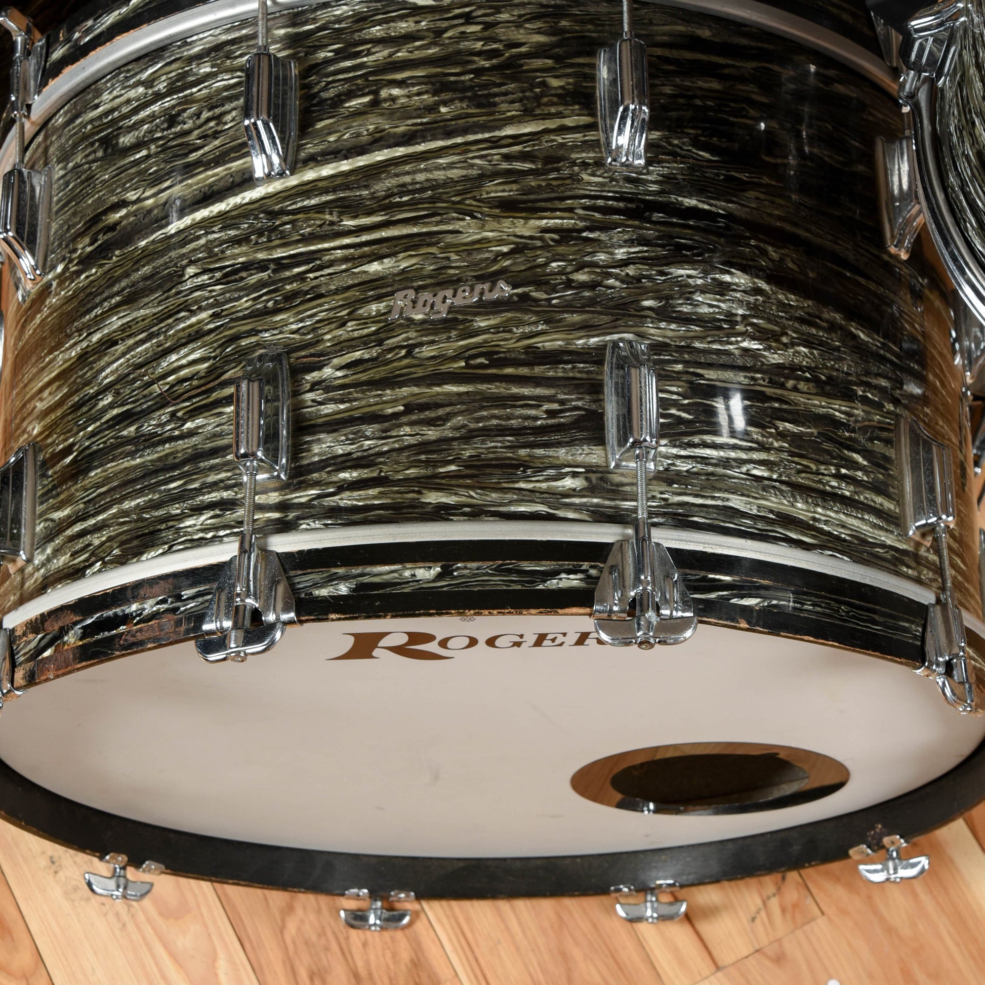 Rogers Fullerton 13/16/24 Black Oyster Vintage USED Drums and Percussion / Acoustic Drums / Full Acoustic Kits