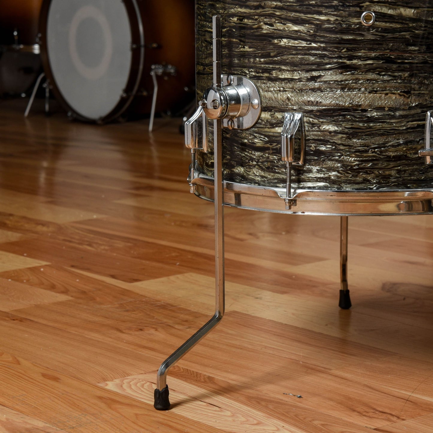 Rogers Fullerton 13/16/24 Black Oyster Vintage USED Drums and Percussion / Acoustic Drums / Full Acoustic Kits