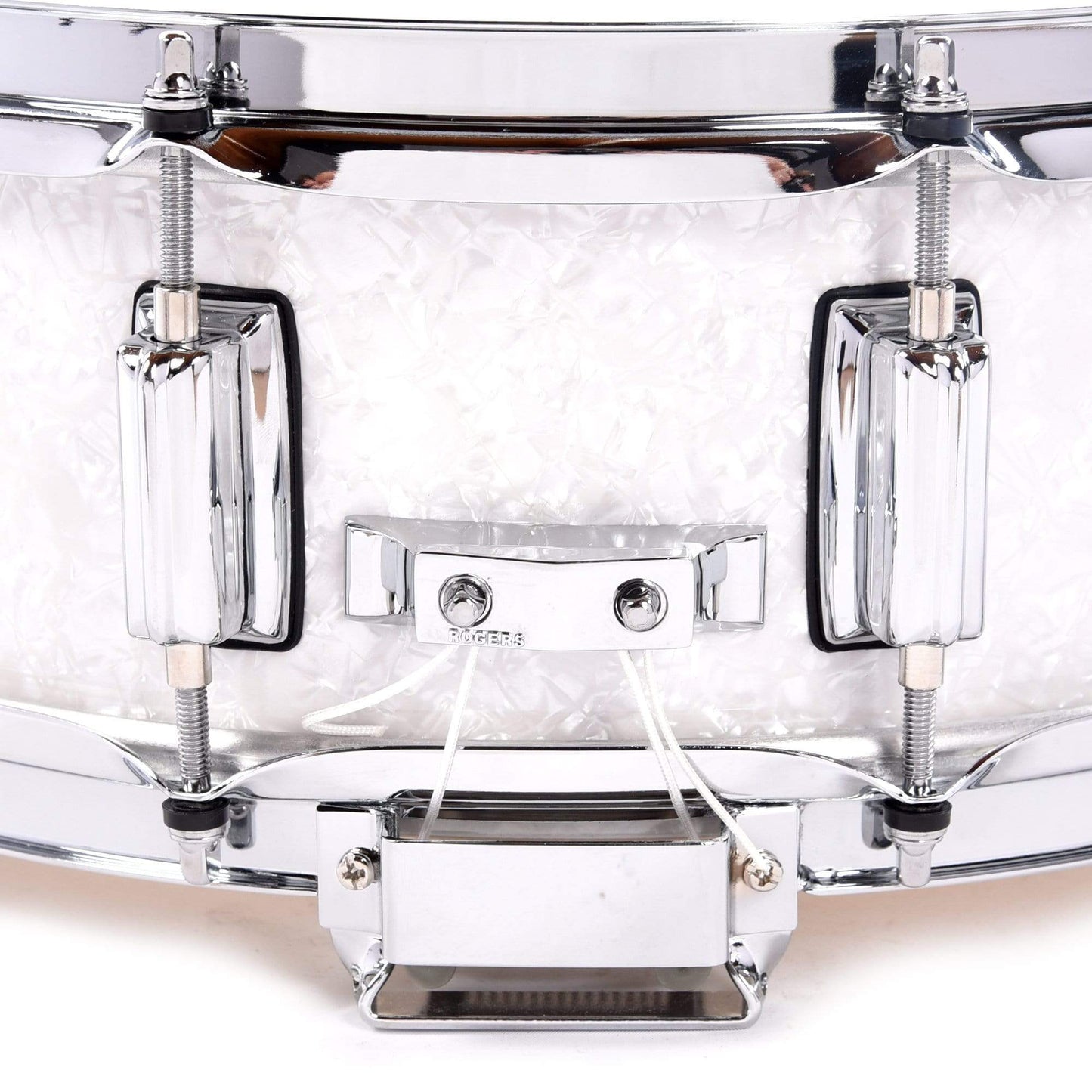 Rogers 5x14 Dyna-Sonic Wood Snare Drum White Marine Pearl Drums and Percussion / Acoustic Drums / Snare