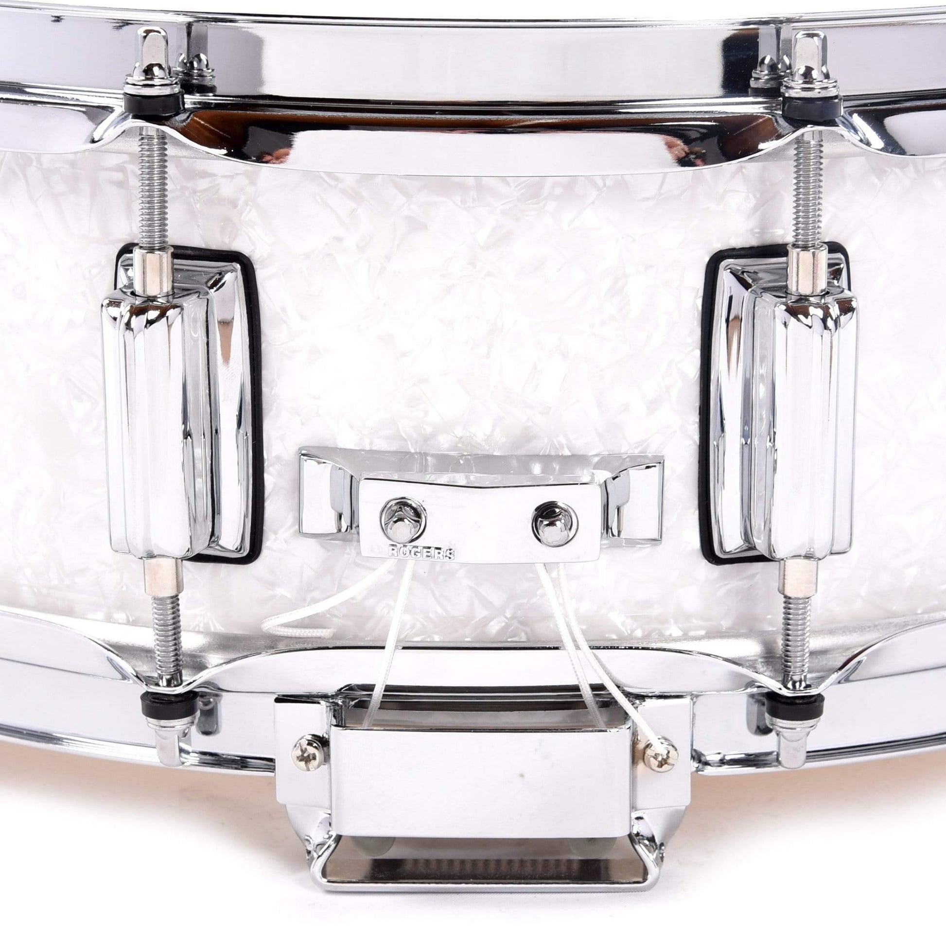 Rogers 5x14 Dyna-Sonic Wood Snare Drum White Marine Pearl Drums and Percussion / Acoustic Drums / Snare