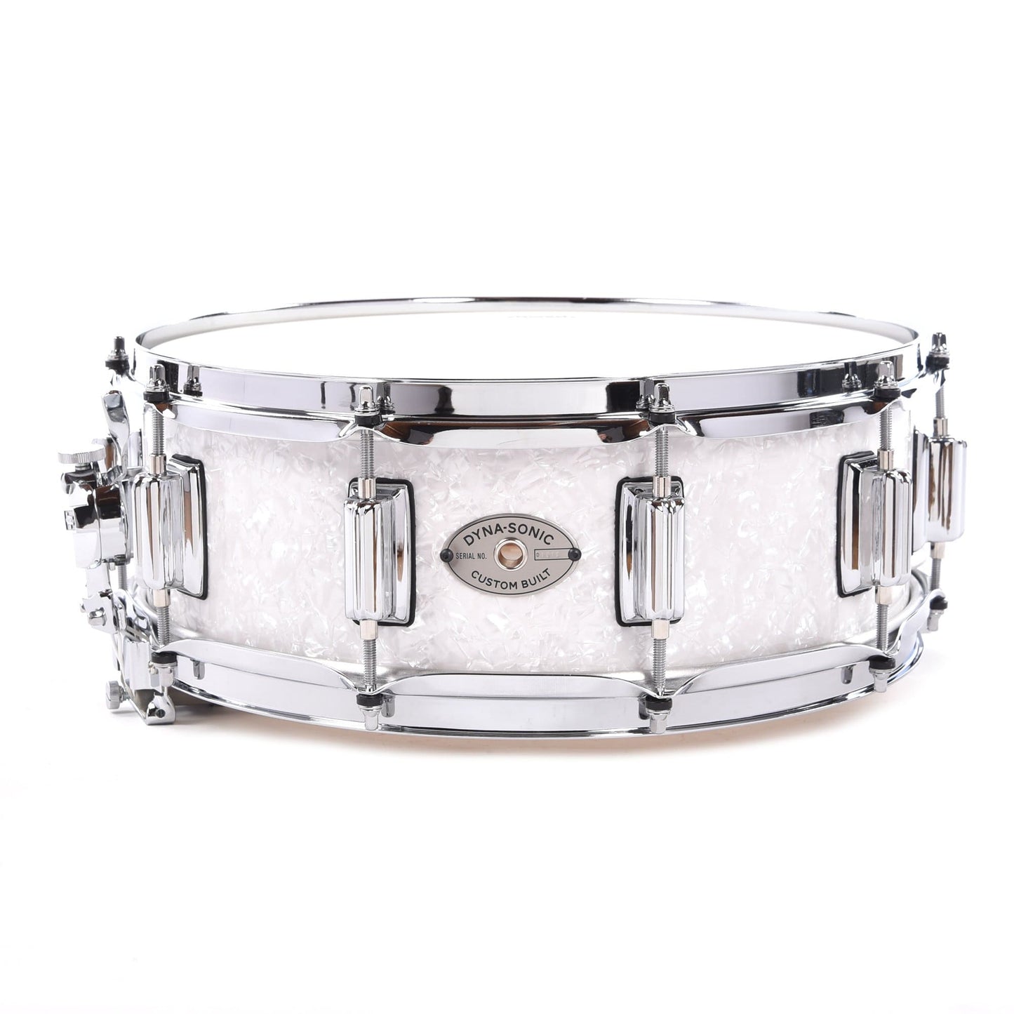 Rogers 5x14 Dyna-Sonic Wood Snare Drum White Marine Pearl Drums and Percussion / Acoustic Drums / Snare