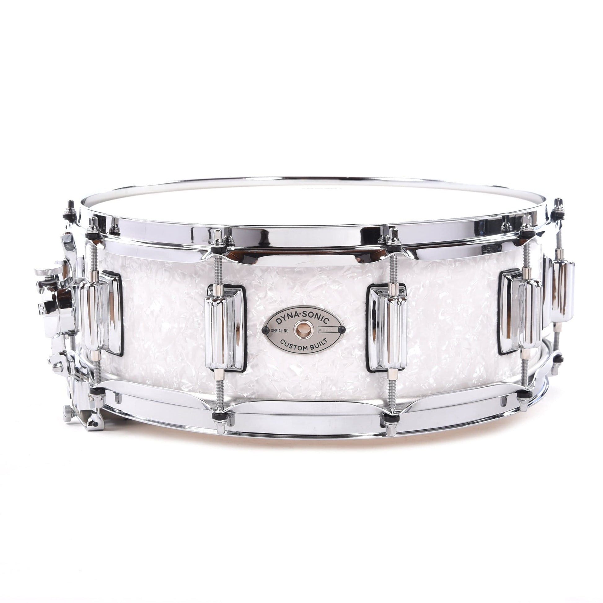 Rogers 5x14 Dyna-Sonic Wood Snare Drum White Marine Pearl Drums and Percussion / Acoustic Drums / Snare