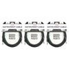 Roland Black Series 10ft S/S 1/4" Instrument Cable 3 Pack Bundle Accessories / Cables