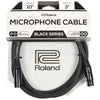Roland Black Series 10ft XLR Microphone Cable Accessories / Cables