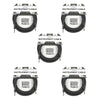 Roland Black Series 20ft S/S 1/4" Instrument Cable 5 Pack Bundle Accessories / Cables