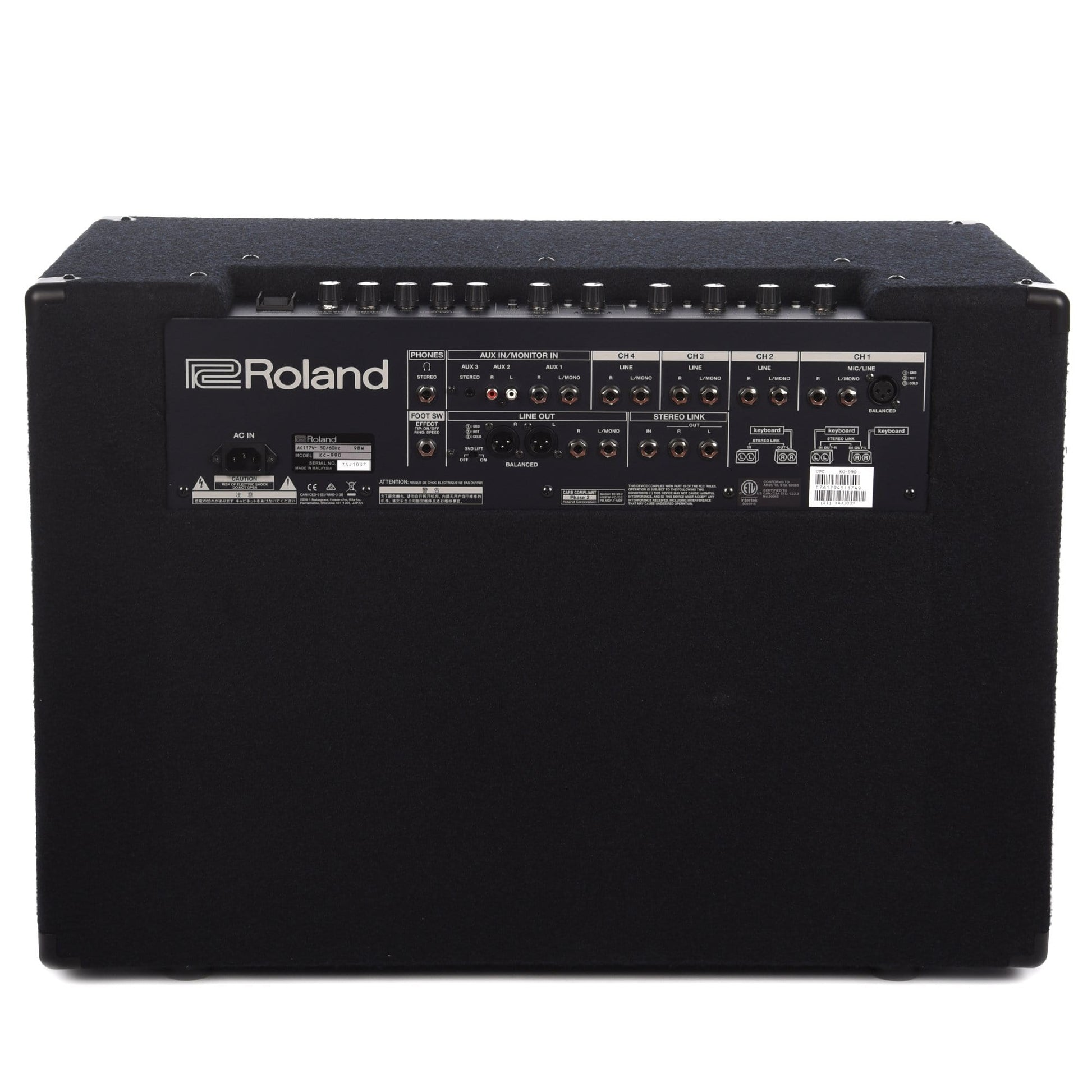Roland KC-990 Stereo Mixing Keyboard Amplifier 320W (160W+160W) Amps / Keyboard Amps