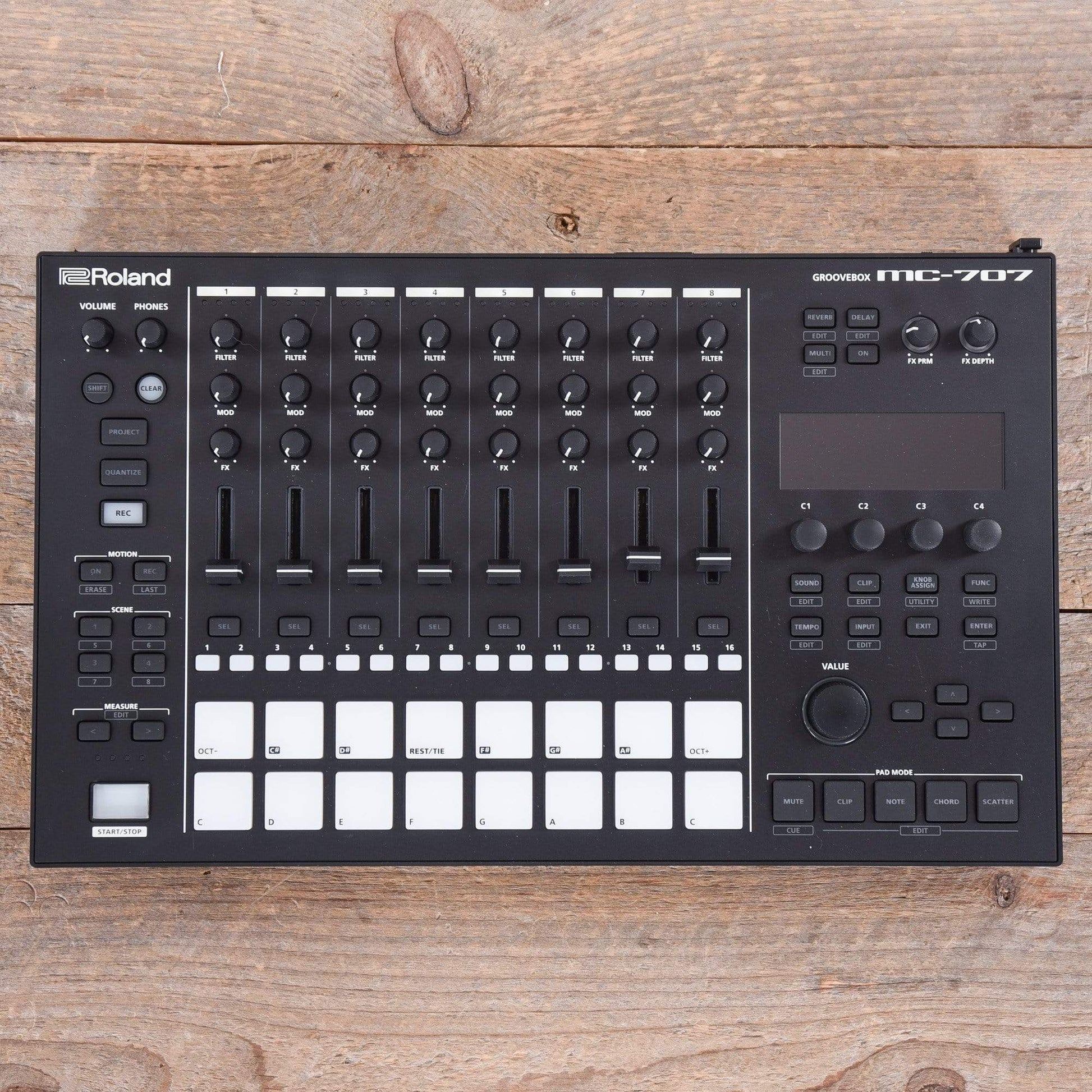 Roland MC-707 Groovebox Drum Machine Drums and Percussion / Drum Machines and Samplers