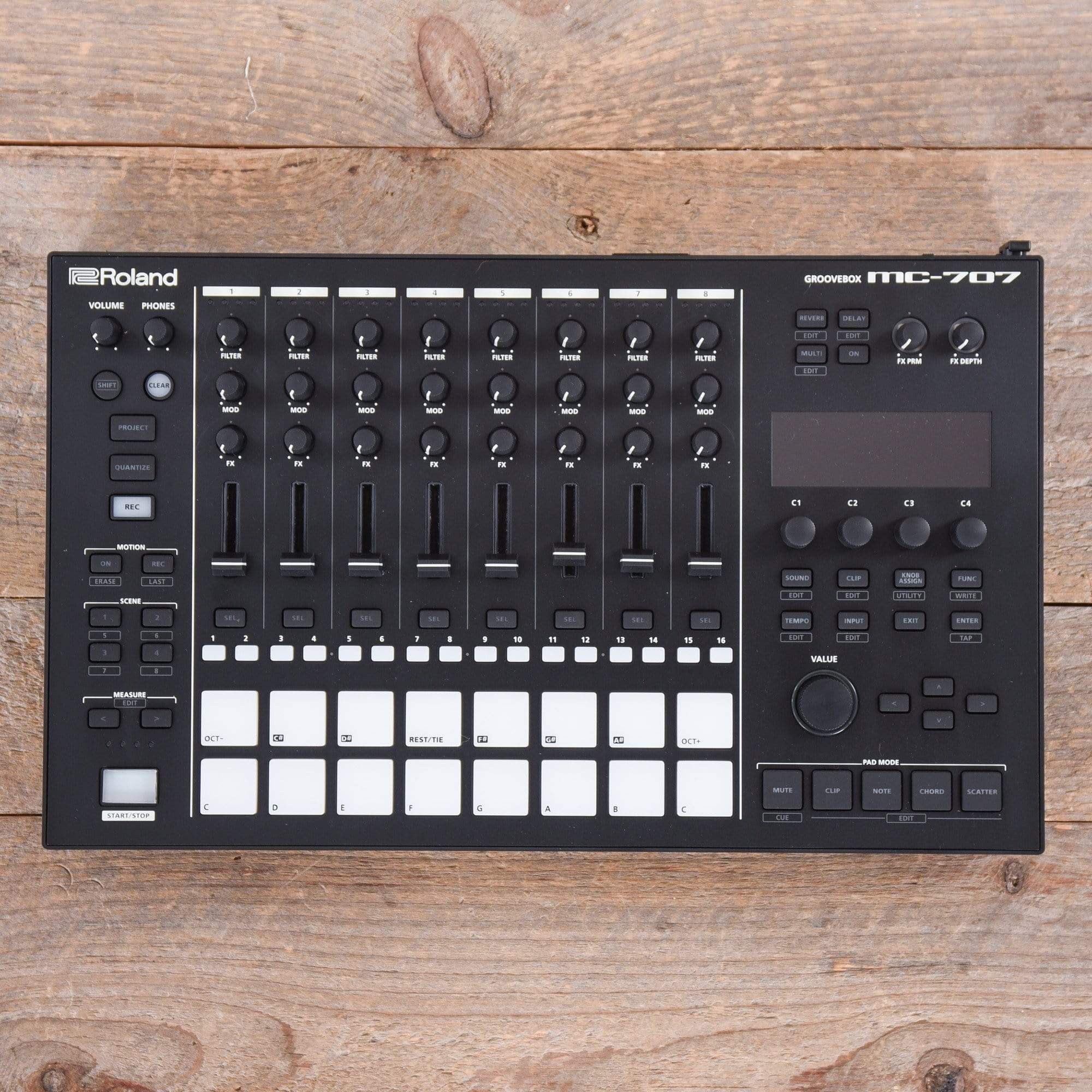 Roland MC-707 Groovebox Drum Machine Drums and Percussion / Drum Machines and Samplers