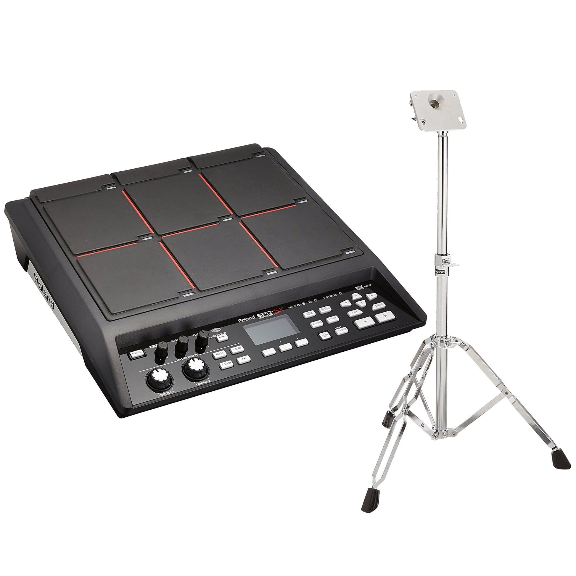 kick pedal for roland spd sx Roland SPDSX Sampling Pad Bundle w/ Roland PDS10 Stand for SPD Series – Chicago Music Exchange