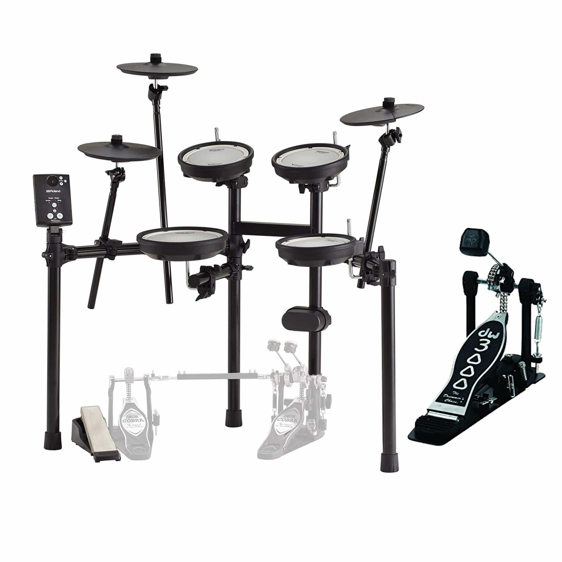 bass drum pedal roland Roland TD-1DMK V-Drums Electronic Drum Set Bundle w/Bass Drum Pedal & – Chicago Music Exchange