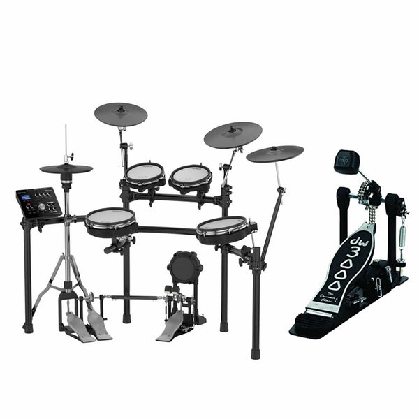 Roland TD25KS VDrums Electronic Drum Set Bundle W/ Free DW 3000 Sin