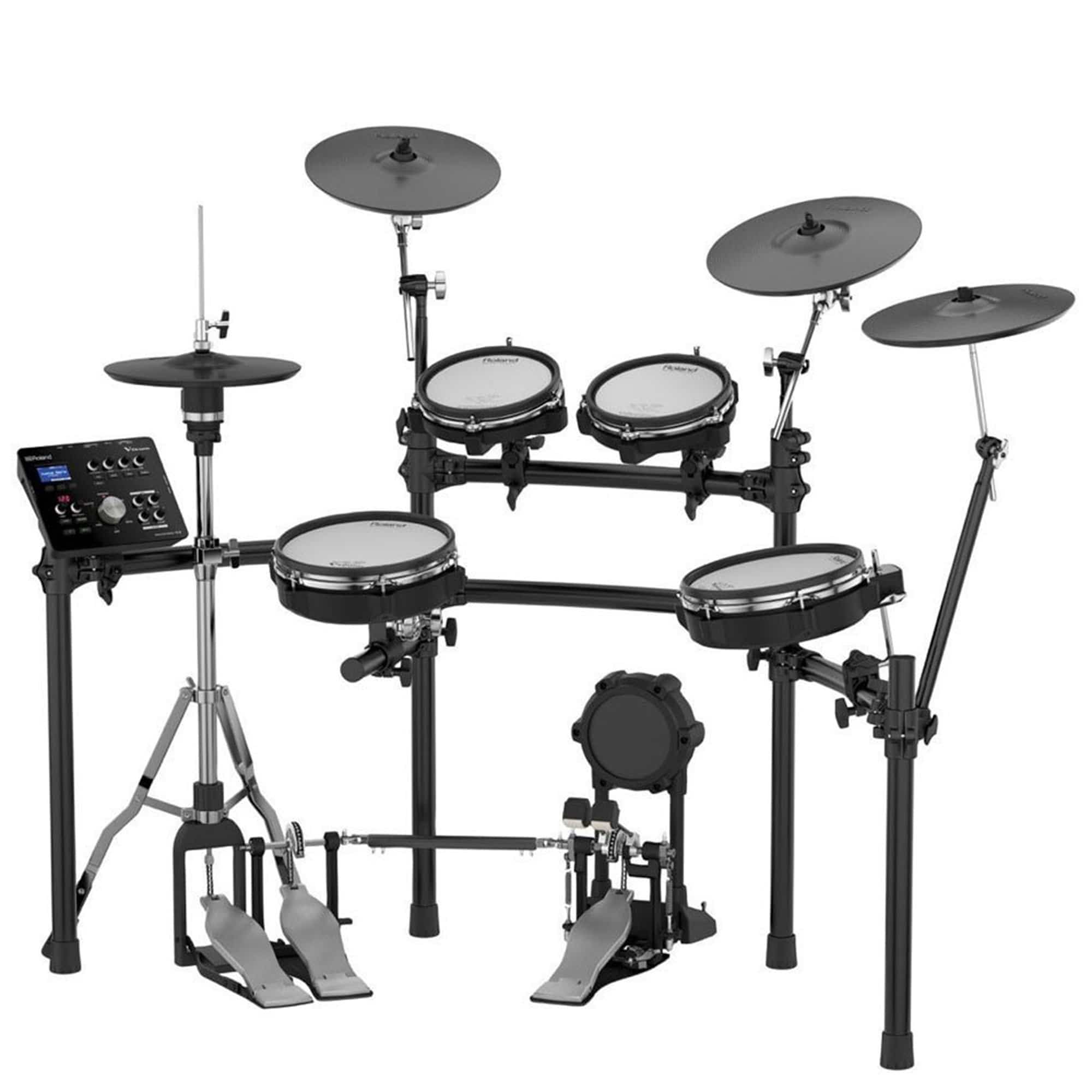 Roland TD25KS VDrums Electronic Drum Set Bundle W/ Free DW 3000 Sin