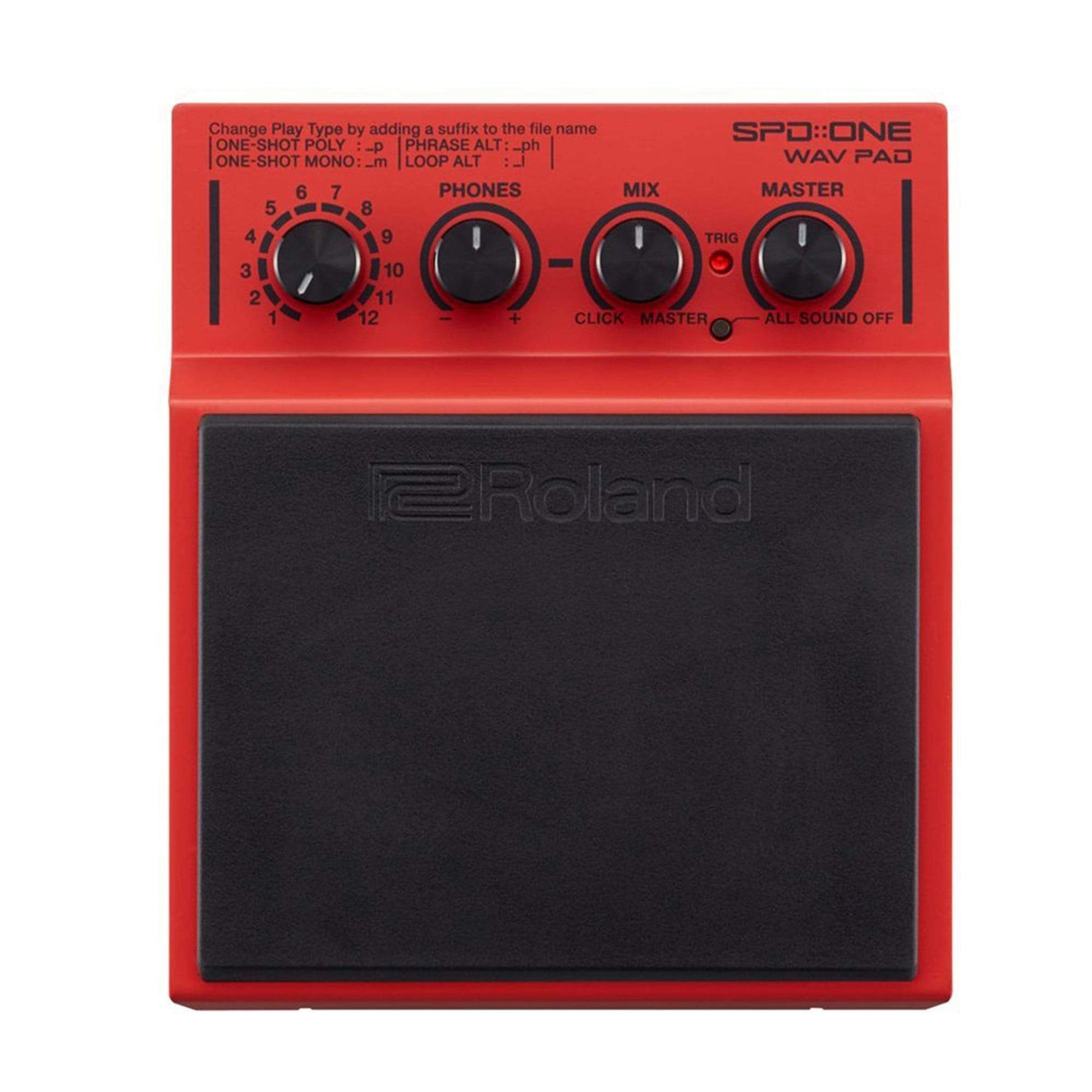 Roland SPD-One Wav Pad Bundle w/ Roland PDS10 Stand for SPD Series Products Drums and Percussion / Pad Controllers