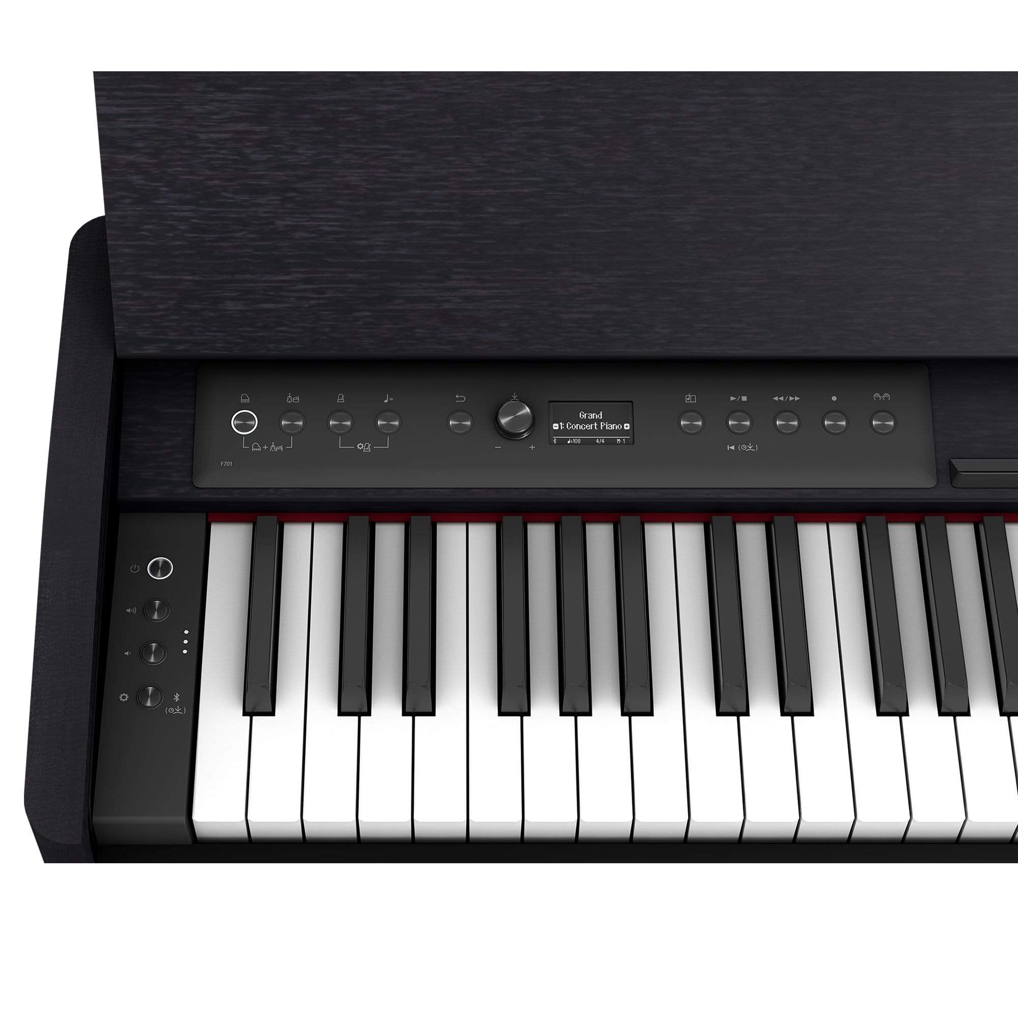 Roland F701 Digital Piano Contemporary Black Keyboards and Synths / Digital Pianos